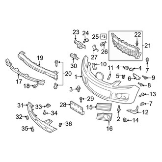 Mazda OE - Front Bumper - Bumper & Components