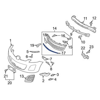 Mazda OE - Front Inner Grille Molding