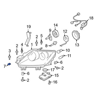 Mazda OE - Headlight Mounting Nut
