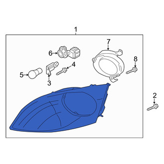 Mazda OE - Front Left Turn Signal Light Assembly