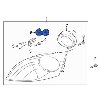 Mazda OE - Front Turn Signal Light Socket