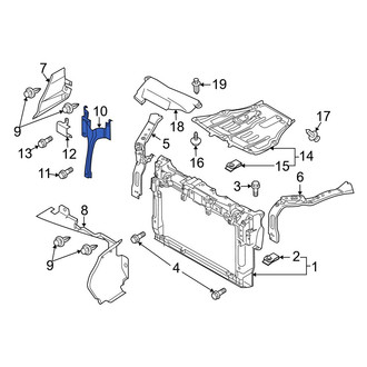 Mazda OE - Hood Latch Support