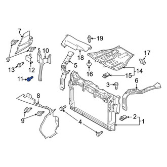 Mazda OE - Upper Seat Belt Lap and Shoulder Belt Bolt