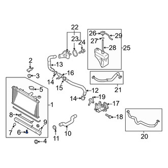 Mazda OE - Radiator Drain Plug