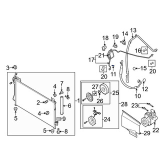 Mazda OE - A/C Refrigerant Line O-Ring