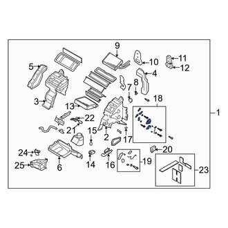 Mazda OE - HVAC Mode Door Lever Link