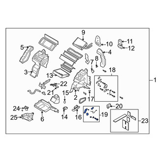 Mazda OE - HVAC Blend Door Link