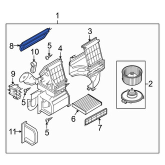 Mazda OE - HVAC Mode Door