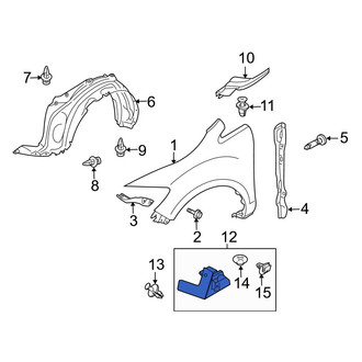 Mazda OE - Front Left Rocker Panel Molding Extension