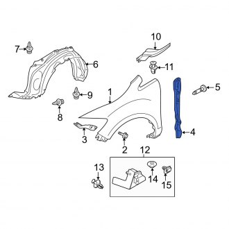 Mazda CX-7 Replacement Fender Seals | Front & Rear — CARiD.com