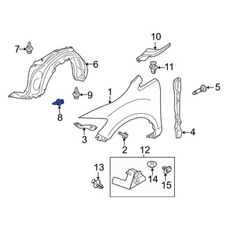 Mazda OE - Battery Cover Clip