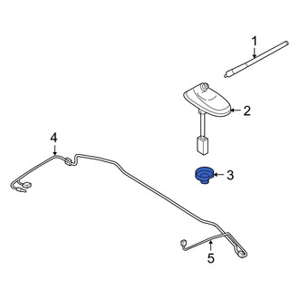 Mazda OE - Radio Antenna Base Bracket