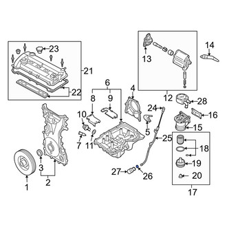 Mazda OE - Engine Oil Dipstick Tube O-Ring