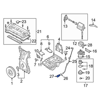 Mazda OE - Engine Oil Pump Screen