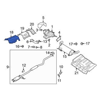 Mazda OE - Front Floor Pan Heat Shield