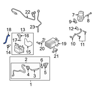 Mazda OE - PCV Valve Hose