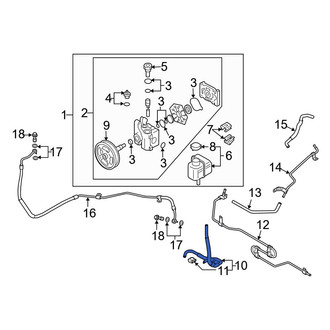 Mazda OE - Power Steering Return Hose