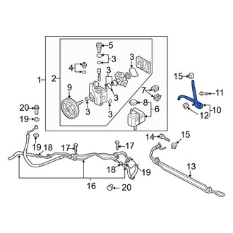 Mazda OE - Power Steering Return Hose