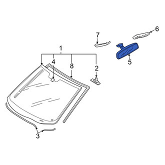 Mazda OE - Front Interior Rear View Mirror