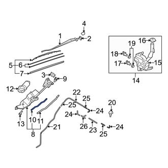 Mazda OE - Wiper Linkage