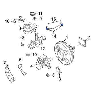 Mazda OE - Exhaust Gas Recirculation (EGR) Cooler Hose Clamp
