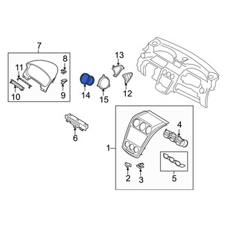 Mazda OE - Dashboard Air Vent