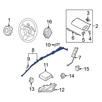 Mazda OE - Left Curtain Air Bag