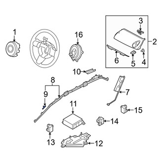Mazda OE - Curtain Air Bag Clip