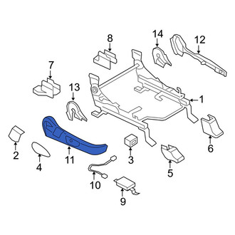 Mazda OE - Front Right Seat Trim Panel