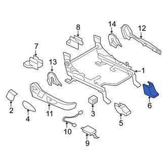 Mazda OE - Right Inner Seat Track Cover