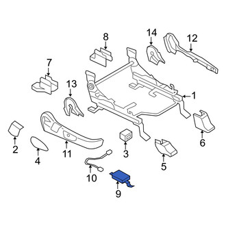 Mazda OE - Right Air Bag Seat Sensor Mat