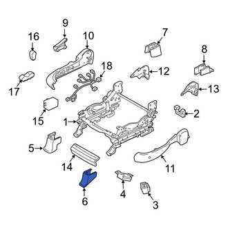 Mazda OE - Front Right Inner Seat Trim Panel