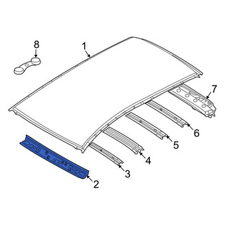 Mazda OE - Front Roof Header Panel