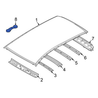 Mazda OE - Roof Bow Bracket