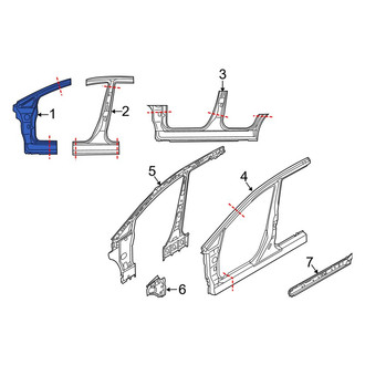 Mazda OE - Left Body A-Pillar