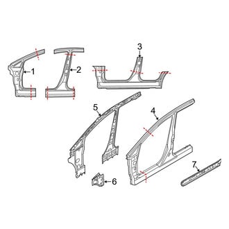 Mazda OE - Pillars, Rocker & Floor - Center Pillar & Rocker
