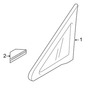 Mazda OE - Pillars, Rocker & Floor - Glass