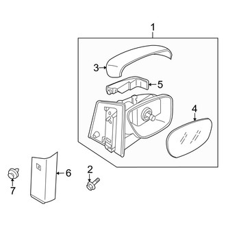 Mazda OE - Front Door - Outside Mirrors