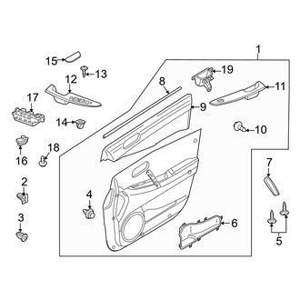 Mazda OE - Front Door - Interior Trim