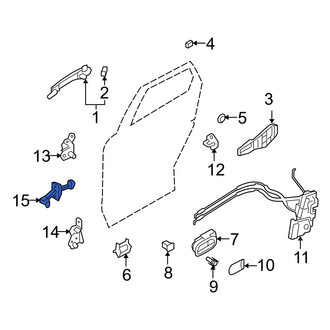Mazda OE - Rear Door Check