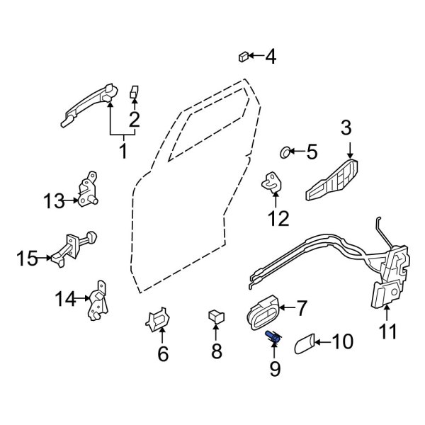 Interior Door Handle Screw