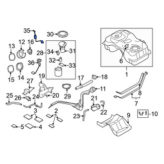 Mazda OE - Fuel Sender and Hanger Assembly