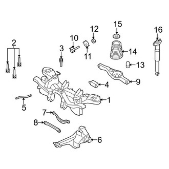 Mazda OE - Rear Suspension - Suspension Components (AWD)