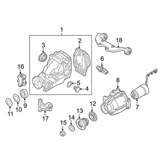 Mazda OE - Rear Suspension - Axle & Differential (AWD)