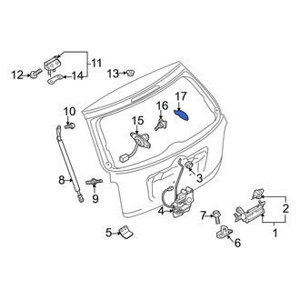 Mazda OE - Rear Liftgate Trim