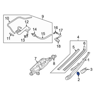 Mazda OE - Wiper Arm Nut