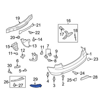 Mazda OE - Rear Left Fog Light