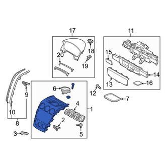Mazda OE - Instrument Panel Trim Panel