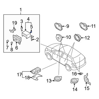 Mazda OE - Radio Insulator