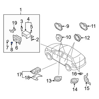 Mazda OE - Radio Knob